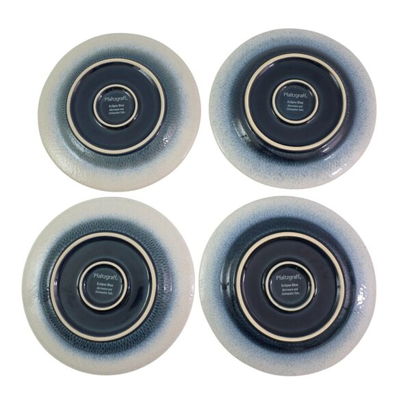 Pfaltzgraff Eclipse Blue 8" Stoneware Salad Luncheon Plates – Set of 4 - Picture 2 of 16